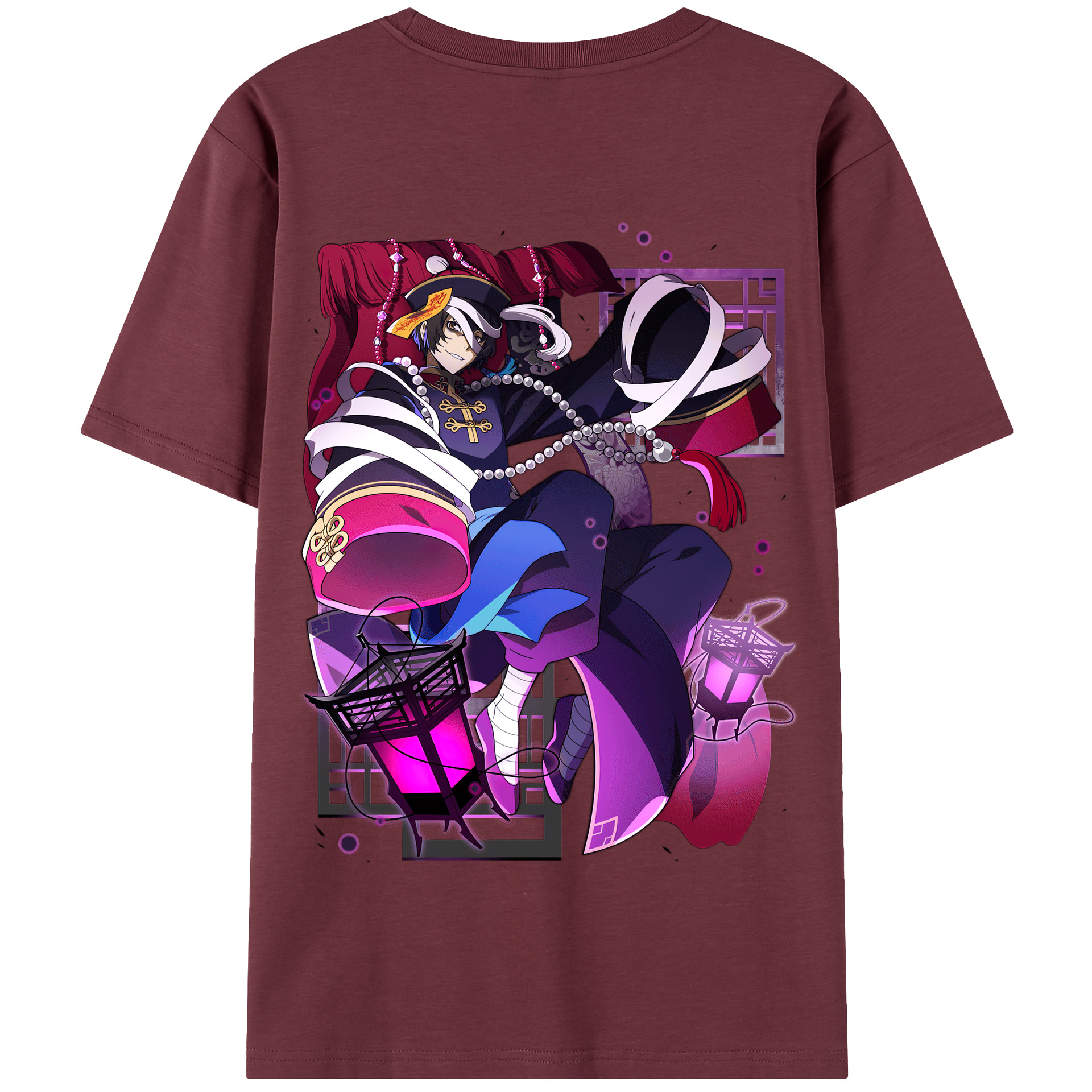 （画像用） 文豪ストレイドッグス Bungo Stray Dogs 綿100％半袖Tシャツ（背面プリント）